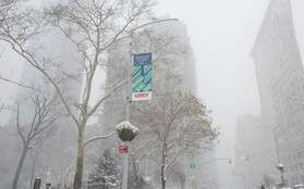 New York như “hành tinh khác” trong trận bão tuyết khiến nước Mỹ lạnh hơn sao Hỏa