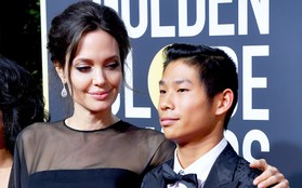 Trong 6 người con, Angelina Jolie chỉ đưa mỗi Pax Thiên đến thảm đỏ Quả Cầu Vàng 2018