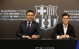 Coutinho mang "hung tin" cho Barcelona trong ngày chính thức kí hợp đồng