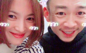 Hiếm lắm mới đăng story Instagram, Song Hye Kyo bỗng thân thiết bên người đàn ông lạ mặt