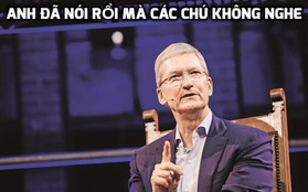 Tim Cook: Chúng tôi đã nói sẽ làm chậm iPhone nhưng không ai chú ý