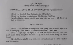 MXH tràn ngập đơn xin nghỉ phép để đi xem tuyển U23 Việt Nam đá trận bán kết