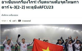 Người hâm mộ bóng đá xứ chùa Vàng "nín lặng" trước cơn địa chấn mang tên U23 Việt Nam