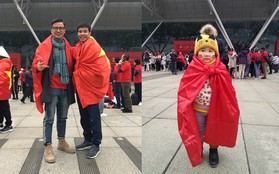 Cảm xúc vỡ òa của du học sinh TQ tại SVĐ Thường Châu: Đi 1000 km để ủng hộ các cầu thủ, vui phát khóc trước chiến thắng của U23 Việt Nam