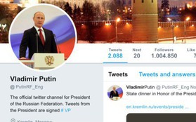 Twitter chặn tài khoản Tổng thống Putin “giả” có hơn 1 triệu lượt theo dõi