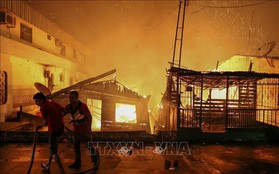 Hỏa hoạn thiêu rụi 600 ngôi nhà tạm tại Brazil