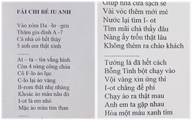 Cô giáo biết lớp học giỏi Văn nên ra hẳn đề kiểm tra Hoá bằng thơ tình để lớp thành người có Văn Hoá