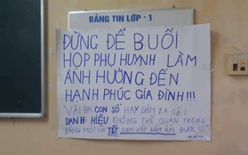 Những hình ảnh dở khóc dở cười: Tết này ấm no hạnh phúc hay không đều phụ thuộc vào buổi họp phụ huynh!