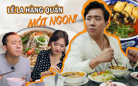Là MC có thu nhập khủng nhất nhì Việt Nam nhưng Trấn Thành ăn uống lại cực giản dị, toàn rủ bạn bè đi ăn đồ vỉa hè bình dân