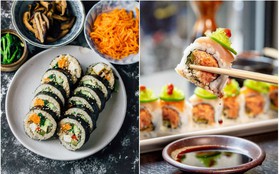 Đố bạn biết sushi và kimbap có gì khác nhau: Ngoài xuất xứ từ 2 quốc gia, điểm đặc trưng này mới là quyết định!