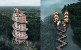 Nhìn loạt ảnh đẹp lộng lẫy của những ngôi đền châu Á này, dân mạng phải tự hỏi: Có thật ngoài đời ư?