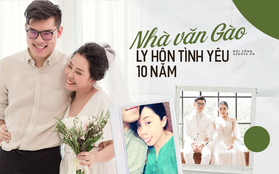 Hơn 10 năm bên nhau của nhà văn Gào và chồng: Tình yêu - thị phi song hành từ ngày đầu công khai