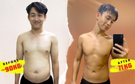 Sốc với hình ảnh MC Quang Bảo lúc béo chạm mức 90kg, nhìn đến body hiện tại mới bất ngờ