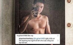 Bị cư dân mạng body shaming, Thanh Duy nhận hết lời khen ngợi bởi màn đáp trả cực khôn khéo