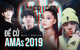 Công bố đề cử AMAs 2019: BTS đối đầu trực diện với EXO; Ariana Grande, Billie Eilish, Post Malone dẫn đầu với 7 đề cử