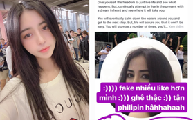 "Thánh sống ảo" ở Philippines "chôm" ảnh Trang Anna đăng Facebook suốt 2 năm, shock nhất tung tin có thai như đúng rồi