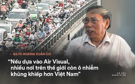 GS.TS Hoàng Xuân Cơ: "Không thể coi Air Visual là nguồn thông tin chính thống và đáng tin cậy"