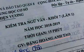 Thầy giáo dạy văn bất ngờ gây bão mạng xã hội với cái tên độc lạ "Đặng Hoàng Anh Tao"