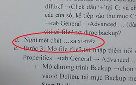 Sợ học sinh đọc nhiều lý thuyết quá sẽ mệt, thầy giáo thêm một câu khiến học sinh nào cũng phì cười vì quá đáng yêu