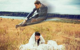 Hồn vía lên mây khi các phó nháy người Nga trổ tài photoshop ảnh cưới, báo hại gia chủ khóc dở mếu dở