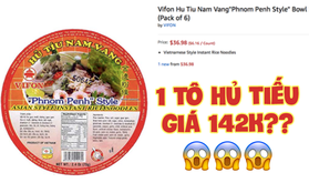 "Ngó nghía" những loại mì - miến - phở Việt đóng gói bán trên Amazon: đắt gấp 10-15 lần ở Việt Nam, còn không có mà mua