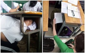 Muôn kiểu đối phó với cơn buồn ngủ trong lớp: Người chui xuống ngăn bàn, người bị giáo viên làm thót tim phải tự động bật dậy