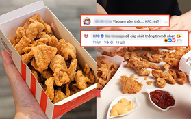 Món da gà tẩm bột chiên mở bán ở KFC Singapore khiến dân tình sôi sục, bao giờ mới đến Việt Nam đây?