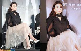Viện váy xuyên thấu "mặc như không" còn ngồi hớ hênh, "Hoa hậu Hàn đẹp nhất thế giới" Honey Lee gây tranh cãi lớn