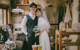 Trọn bộ ảnh cưới cực đáng yêu của cặp đôi MC trai tài gái sắc Mạnh Cường – Hương Giang