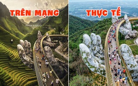 Tranh cãi nảy lửa quanh hình ảnh Cầu Vàng bị du khách nước ngoài photoshop thêm ruộng bậc thang: có ý nhắc nhở nhưng vẫn bị "tác giả" bật lại