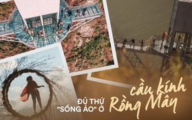 Không chỉ là "cảm giác mạnh", đến cầu kính Rồng Mây còn có rất nhiều góc "sống ảo" chụp ảnh mệt nghỉ