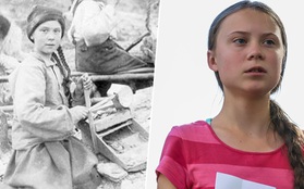 Dân mạng xôn xao khi Greta Thunberg xuất hiện trong bức hình từ cách đây 120 năm: Tấm hình có thật 100%, phải chăng cô bé có thể xuyên không?