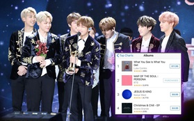 Cứ mỗi khi BTS trượt các đề cử, giải thưởng là y như rằng fan sẽ “dằn mặt” bằng cách đưa album lội ngược dòng trên BXH iTunes