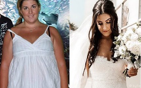 Tăng cân không kiểm soát suốt gần 1 thập kỷ, cô gái quyết tâm giảm liền 55 kg để mặc vừa chiếc váy cưới trong ngày trọng đại