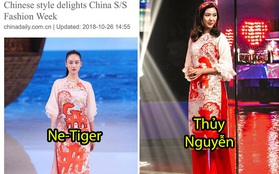 Giữa lùm xùm mẫu áo dài bị "copy", NTK Thủy Nguyễn khẳng định: "Sản phẩm kia giống thiết kế gốc của tôi đến hơn 90%"