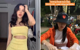 Đến lượt Chi Pu ”bắt trend” cosplay Quỳnh Trần JP: đến Pleiku ăn đủ món đặc sản, tự tạo “meme” mà không cần bé Sa nào cả