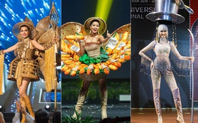 Bánh mì, Nàng Mây, Cà phê phin... Trang phục dân tộc nào ấn tượng nhất khi đi thi "Miss Universe"?