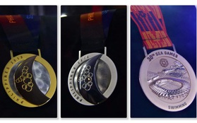Cận cảnh những tấm huy chương SEA Games 30: Lần đầu tiên trong lịch sử, huy chương đồng có màu... vàng hồng thời thượng