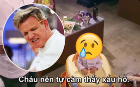 Màn nhận xét thí sinh gay gắt như “tát nước vào mặt” của Gordon Ramsay lại được chia sẻ rầm rộ, nhưng là vì... quá cute