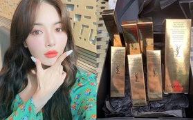 Hào sảng như Hyuna: Tặng fan hẳn set mỹ phẩm cao cấp hơn 6 triệu đồng khi đếm xem cô biểu diễn