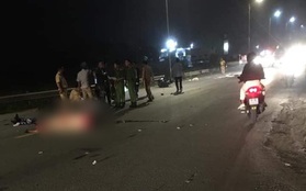 Hai xe máy đấu đầu trực diện trên quốc lộ, 2 người đàn ông tử vong