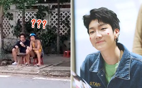 Fan bắt gặp Lee Seung Hoon (WINNER) đội mũ bảo hiểm ngồi "đung đưa" ăn bánh mì ở vỉa hè Đà Nẵng, "quắn quéo" vì nhìn quá dễ thương