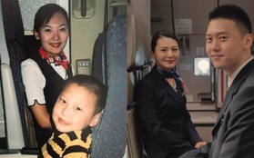 Cậu bé chụp ảnh cùng nữ tiếp viên xa lạ khi lần đầu đi máy bay, 15 năm sau gặp lại cả hai đã trở thành đồng nghiệp