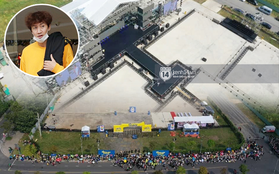 Không khí fanmeeting Running Man tại Sài Gòn: Lộ sân khấu khủng như concert, hàng dài fan đội nắng chờ suốt 4 tiếng