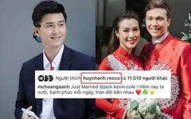 Huỳnh Anh âm thầm like ảnh MC Hoàng Oanh và chồng Tây dù đã huỷ theo dõi MXH