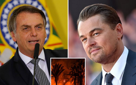Vô duyên vô cớ bị "đổ thừa" đốt rừng Amazon, tài tử Leonardo DiCaprio phản ứng mạnh mẽ đáp lại Tổng thống Brazil