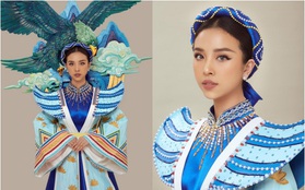 Hé lộ Quốc phục đại bàng sải cánh của Thúy An mang đến Miss Intercontinental, hoà cùng chiến thắng của U22 Việt Nam