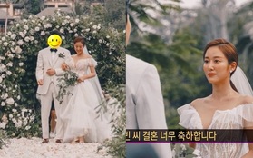 Đám cưới tình cũ Lee Jun Ki gây xôn xao MXH: Váy cưới, trang trí đẹp như cổ tích, thân thế chồng nữ minh tinh được chú ý