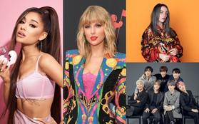 Billboard chọn 50 album hay nhất 2019: Ariana Grande, Billie Eilish, Taylor Swift tranh ngôi đầu bảng, BTS bán đĩa ầm ầm liệu có lọt top?