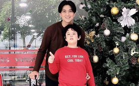 Con trai Tim - Trương Quỳnh Anh gây ngỡ ngàng với ngoại hình lớn khó tin, mới lên 8 đã cao ngang ngửa bố